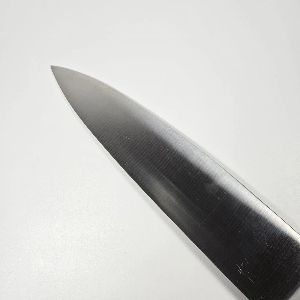 NICE Pioneer Woman Chef's Knife Wood Handle Stainless Steel Blade Full Tang‎